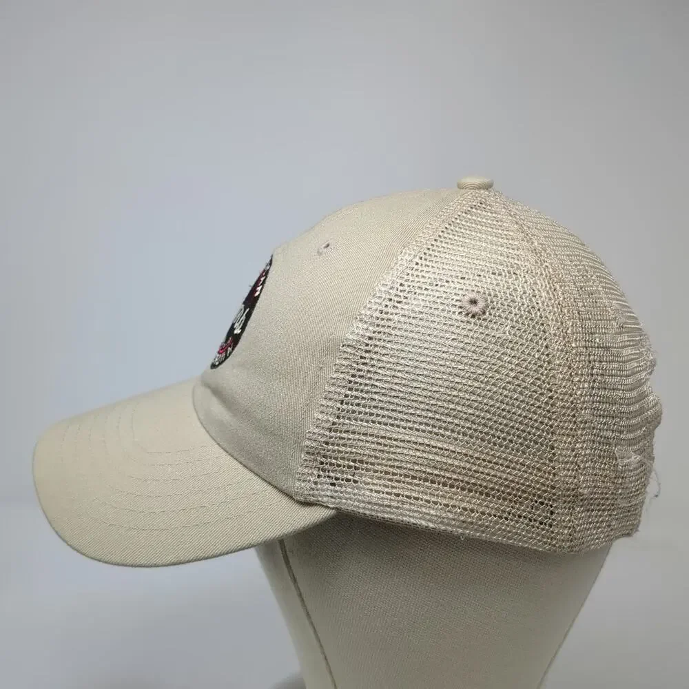 Baseball Cap Beige One Size American Lamb Homegrown Patch Mesh Slideback Hat